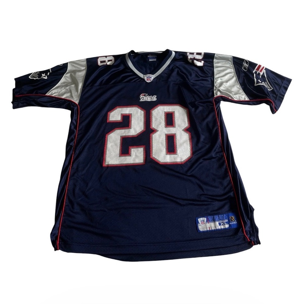 Corey Dillon #28 New England Patriots NFL Authentic Reebok Jersey Men's XL